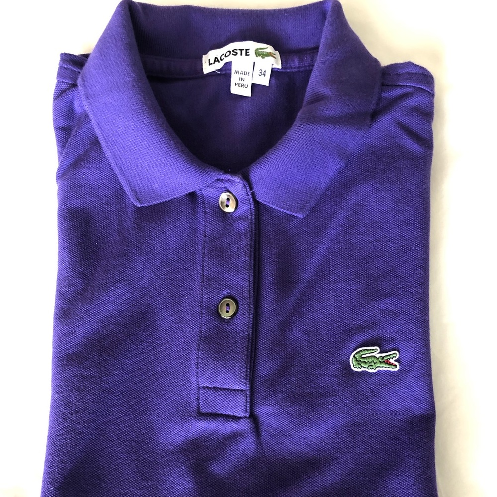 Lacoste Women’s Cotton Pique Polo Shirt 2 buttons